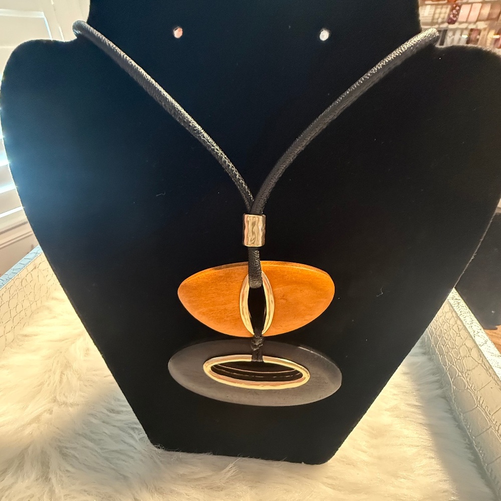 Chico's Long Adjustable Costume Necklace Jewerly